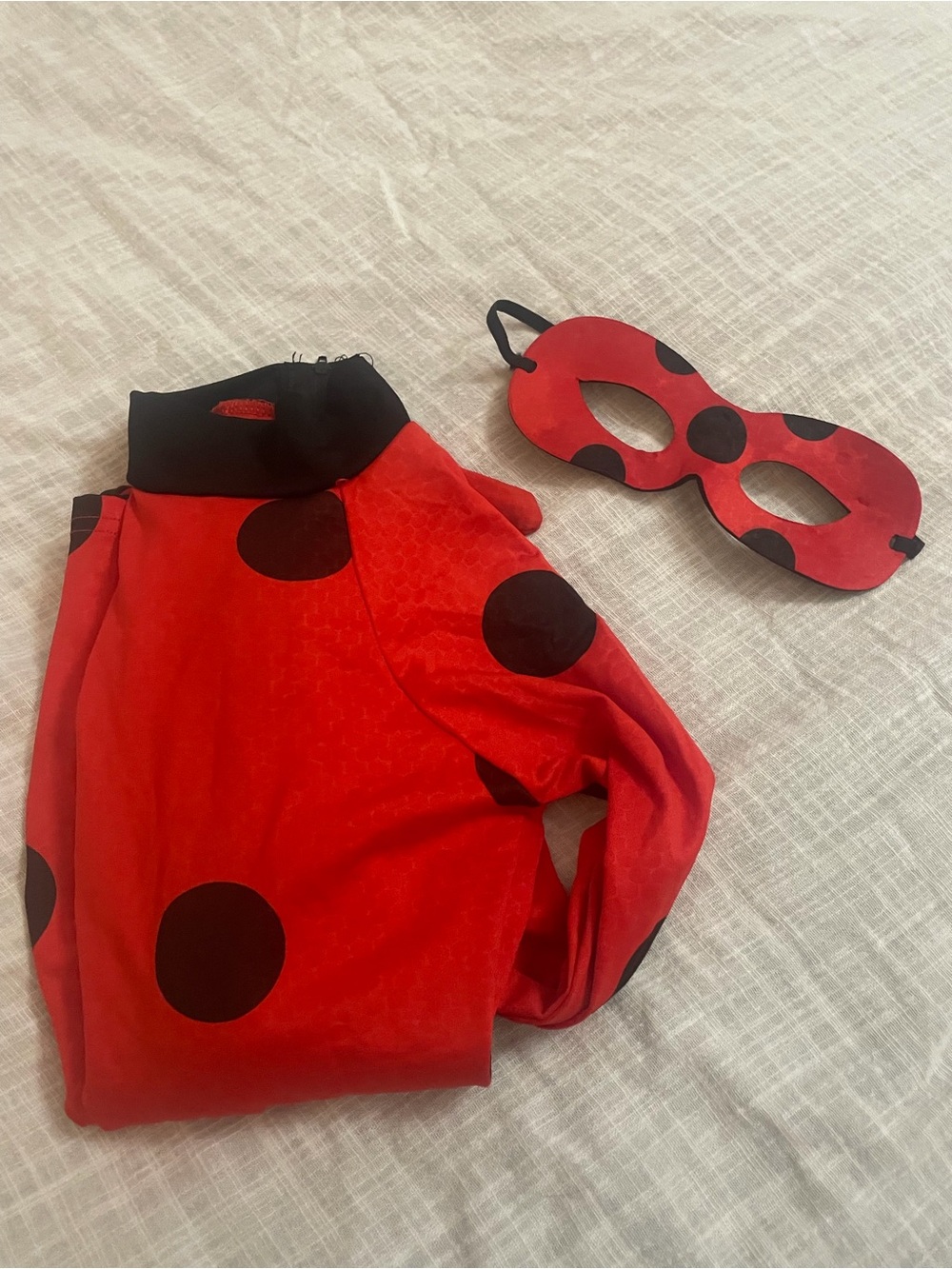 Miraculous Ladybug Jumpsuit Small kids 4-6 Mask Costume Zagtoon
